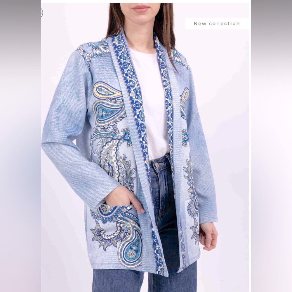 MADE IN ITALY LONG SLEEVES PRINTED JACKET